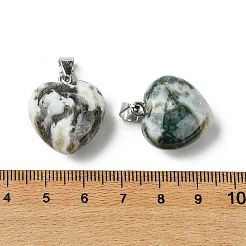 Natural Tree Agate Pendants&nbsp;G-F820-10A-29