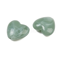 Two-tone Opaque Acrylic Beads&nbsp;X-AC-CBA8E7E-01K