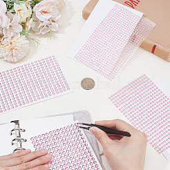 4 Sheets 4 Styles Acrylic Imitation Pearl Stickers Paper Sheets for Craft&nbsp;DIY-SP0002-64A