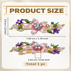 1Pc Alloy Enamel Hair Barrettes&nbsp;PHAR-LP0003-008B