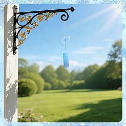 1Pc High Borosilicate Glass Wind Chime Decor&nbsp;AJEW-PH0010-10A