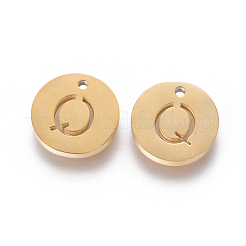 Ion Plating(IP) 304 Stainless Steel Charms&nbsp;STAS-I120-10Q-G