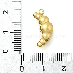 真鍮チャーム  18KGP本金メッキ  食べ物  19x9x7mm  穴：1.4mm&nbsp;LS-KK-C121-01A-G
