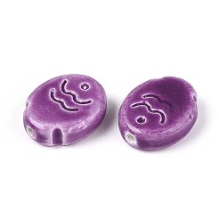 Handmade Porcelain Ceramic Beads&nbsp;PORC-T133-24F
