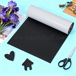 粘着性ネオプレンフォームボード  DIY多機能防音パッド  ブラック  2000x305x3mm&nbsp;DIY-WH0349-562B