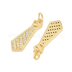 Brass Micro Pave Cubic Zirconia Pendants&nbsp;KK-P339-11G