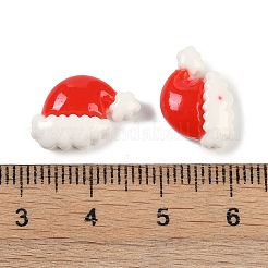 クリスマス不透明樹脂デコデンカボション  帽子  10.5x15x6mm&nbsp;CRES-M036-03D