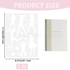 Plastic Drawing Painting Stencils Templates&nbsp;DIY-WH20012-07H