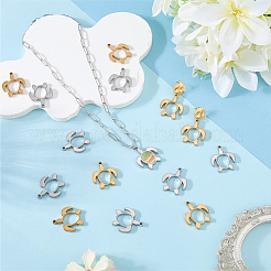 20Pcs 2 Colors Stainless Steel Pendants&nbsp;STAS-SC0021-04
