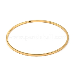 304ステンレススチール研磨プレーンバングルキット3個  ミックスカラー  0.2cm  内径：2-1/2インチ（6.5cm）&nbsp;BJEW-G695-02A