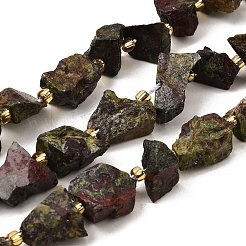 Raw Rough Natural Dragon Blood Beads Strands&nbsp;G-Z087-A03