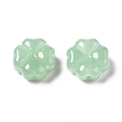 Spray Painted Glass Beads&nbsp;GLAA-N035-019-A02
