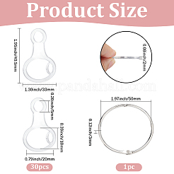 3 Bags Acrylic Thread Winding Boards&nbsp;AJEW-GF0011-67E