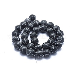 Natural Xiuyan Jade Beads Strands&nbsp;G-O179-B03-10mmF
