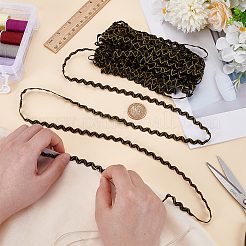 15 Yards Polyester Trim Sewing Lace&nbsp;OCOR-WH0070-174