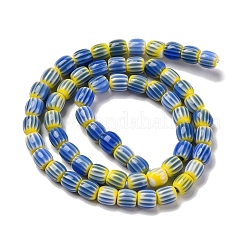 Handmade Lampwork Chevron Beads Strands&nbsp;LAMP-K041-01A-04