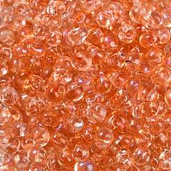 6/0 Spray Paint Fringe Glass Seed Beads&nbsp;SEED-H003-11C