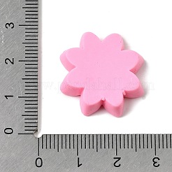 オペーク樹脂カボション  ヒマワリ  ミックスカラー  23.5~25x22~23x5~6mm&nbsp;RESI-B038-03