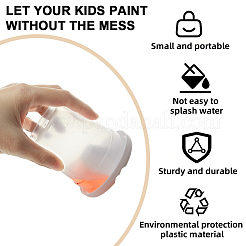 36Pcs Plastic Painting Brush Cleaning Bucket&nbsp;AJEW-WA0003-22