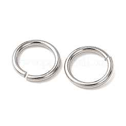 Tarnish Resistant 304 Stainless Steel Open Jump Rings&nbsp;STAS-N015-10-6x0.8mm