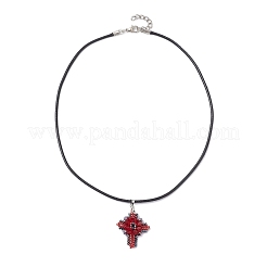 Transparent Electroplate Glass Pendant Necklaces&nbsp;NJEW-MZ00040
