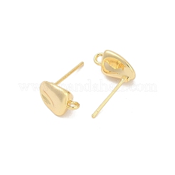 Brass Stud Earring Findings&nbsp;LS-KK-Z099-03G