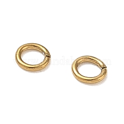 304ステンレススチールオープン丸カン  18KGP本金メッキ  3.5x0.6mm  内径：2.1mm  22ゲージ&nbsp;SA-CBAA284-02A-G