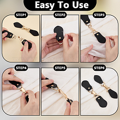 6Pcs Zinc Alloy & Imitation Leather Toggle Buckle&nbsp;AJEW-PH0006-48B