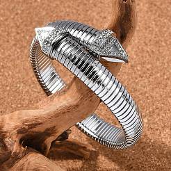 304 Stainless Steel Stretch Bracelets for Women&nbsp;BJEW-A031-03P
