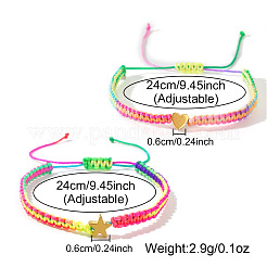 Handmade Alloy Bead Braided Bead Bracelets&nbsp;FS2367