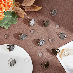 DIY Blank Dome Ring Making Kit&nbsp;FIND-UN0002-39
