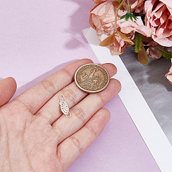 スターリングシルバーのボックスクラスプ2個  馬の目  丸カン付き  銀  14.5x6x3mm  穴：2.7mm&nbsp;FIND-GO0003-92