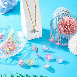 20Pcs 10 Styles Acrylic Pendants&nbsp;MACR-TA0002-20