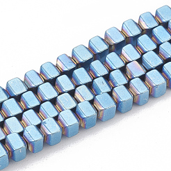 Electroplate Non-magnetic Synthetic Hematite Beads Strands&nbsp;G-N0318-02
