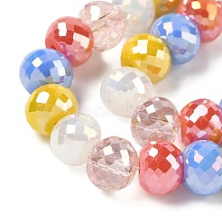 Electroplate Glass Beads Strands&nbsp;EGLA-I020-01B