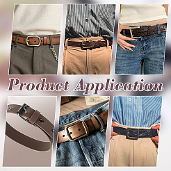 4Bags 2 Colors Cowhide Belt Loop Keepers&nbsp;FIND-PH0061-98A