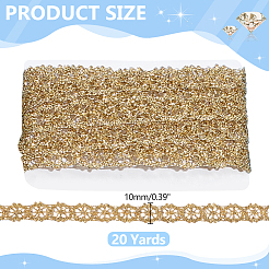 Metallic Yarn Ribbon&nbsp;OCOR-WH0078-547
