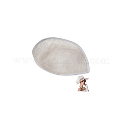 リネンミニハットファシネーターベース  DIY 工芸品のヘアアクセサリーの装飾  ゲインボロ  310x290x46mm&nbsp;AJEW-WH0561-32D