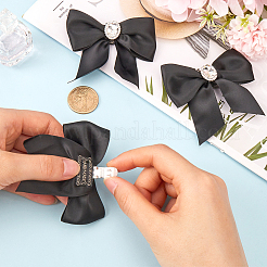 Polyester Bowknot Shoe Decorations&nbsp;FIND-WH0139-226B