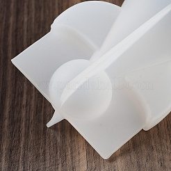 天使のシリコン像キャンドル型  レジンキャストトレー型  UVレジン用  エポキシ樹脂工芸品作り  ホワイト  90x69mm  内径：54mm&nbsp;DIY-Q037-14