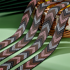 10M Ethnic Style Embroidery Polyester Ribbons&nbsp;OCOR-PH0001-69