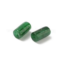 天然石ホワイトジェイドビーズ  コラム  染め  シーグリーン  8x4mm  穴：1mm&nbsp;G-L094-01A-01
