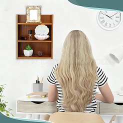 3-Tier Wood Wall Mounted Display Riser Stands for Jewelry&nbsp;ODIS-PH0009-23
