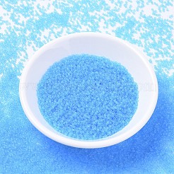MIYUKIデリカビーズ  シリンダー  日本製シードビーズ  11/0  （db1269)マット透明オーシャンブルー  1.3x1.6mm  穴：0.8mm  約20000個/袋  100 G /袋&nbsp;SEED-J020-DB1269