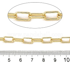 真鍮製アズキチェーン  ラックめっき  カドミウムフリー＆鉛フリー  長持ちメッキ  溶接されていない  スプールで  18KGP本金メッキ  10.5x5.5x1.5mm&nbsp;CHC-C014-17G