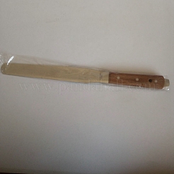 Steel Spatula Painting Knife with Wood Handle&nbsp;DRAW-PW0003-35
