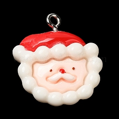 Christmas Opaque Resin Pendants&nbsp;CRES-D016-01D