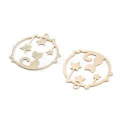 Long-Lasting Plated Brass Pendants&nbsp;KK-K336-50KCG