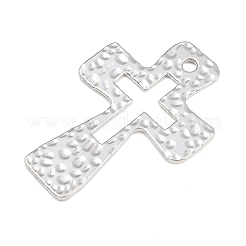 Textured Brass Connector Charm&nbsp;KK-CBA95AE-02C-P