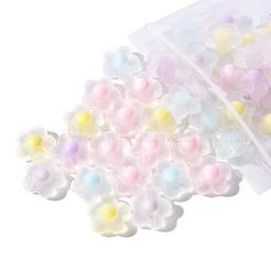 50Pcs 5 Colors Transparent Acrylic Beads&nbsp;TACR-CC0001-03
